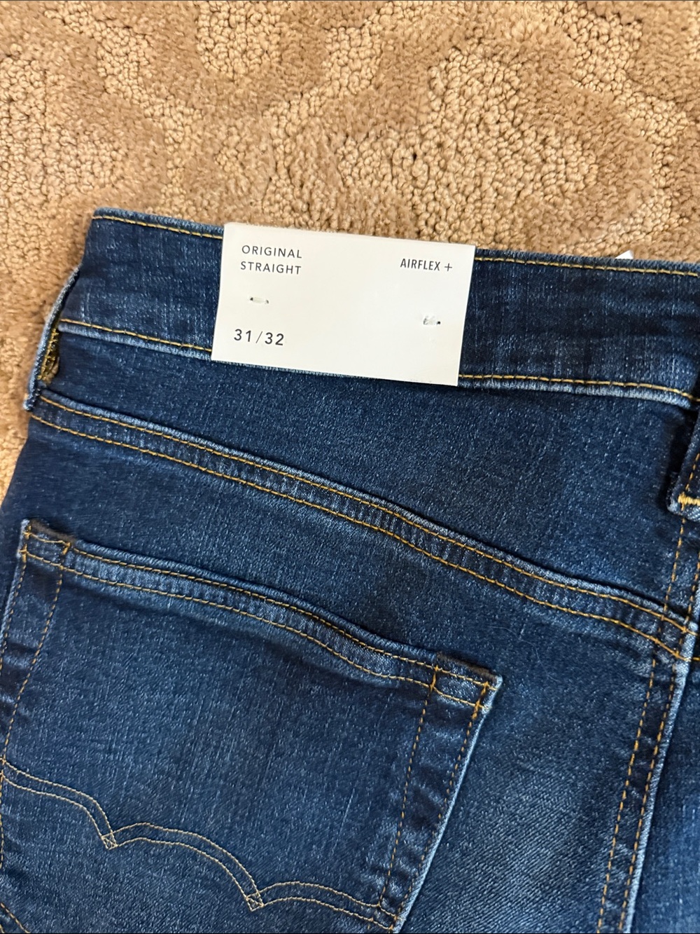 American Eagle Men’s original straight Airflex + jeans 31x32 - Picture 5 of 6